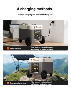 แบตเตอรี่สำรองพกพาสำหรับใช้งานกลางแจ้ง 220V ความจุขนาดใหญ่ 12000wh - แหล่งจ่ายไฟสำรองฉุกเฉินสำหรับครอบครัวพร้อมความจุขนาดใหญ่ - Product Image 5