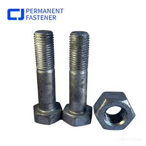 Болт конструкционный <span class=keywords><strong>ASTM</strong></span> A325M, класс M20 x 110 мм, из легированной стали, с шестигранной головкой, горячеоцинкованный - Product Image 2