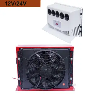 24V xe tải ngủ bãi đậu xe mát AC Kit xe 12V Máy nén điện máy kéo Cab Xe Tải Điều hòa không khí