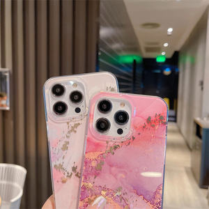 <span class=keywords><strong>Coque</strong></span> de téléphone en TPU imprimée <span class=keywords><strong>marbre</strong></span> IMD brillante de luxe Ew Design pour <span class=keywords><strong>iPhone</strong></span> <span class=keywords><strong>11</strong></span> 12 13 14 15 16 17 Pro Max, housses de téléphone pour filles - Product Image 4