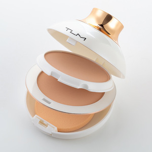 Talimei <span class=keywords><strong>TLM</strong></span> Polvo Compacto Facial de Doble Acción, Iluminador, Resistente al Agua, Control de Grasa, Fijación de Larga Duración - Product Image 5