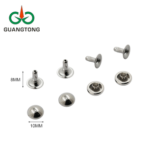 Phần Túi Đinh Tán 7 Mm Nickel Mạ Túi Chân Brass Nấm Đầu Đinh Tán Cho Da Vành Đai - Product Image 5