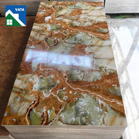 1200*2400 4x8ft Panneaux UV décoratifs Feuille de marbre UV en PVC de haute qualité Feuille de PVC en plastique pour panneau mural
