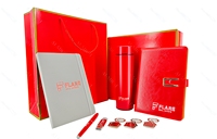 Coffret Cadeau d'Entreprise Personnalisé AI-MICH, Cadeau Promotionnel, Souvenir d'Entreprise, Coffret Cadeau d'Entreprise, Bloc-Notes, Stylo, Parapluie avec Parapluie