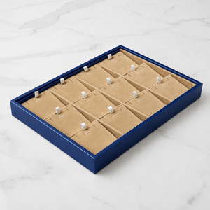 Custom <b>Ring</b> Pendant <b>Necklace</b> Earring Jewelry Tray Window Storage showcase Portable Tray for Jewelry Display Organizer - Product Image 5