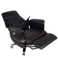 Chaises de bureau de direction de luxe contemporaines, ergonomiques, modernes, en cuir véritable, pour le patron
