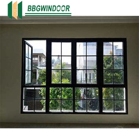 Ventana Abatible de Aluminio Estilo Americano Lukliving, Apertura Interior, Ventanas de Aluminio Insonorizadas