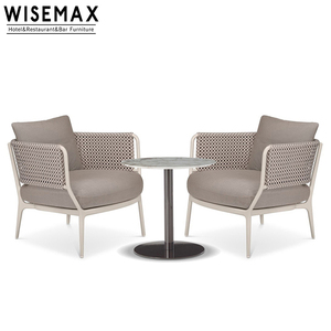 WISEMAX FURNITURE Usine de Foshan Chaise longue de <span class=keywords><strong>jardin</strong></span> d'extérieur Coussins de patio de <span class=keywords><strong>jardin</strong></span> Canapé simple de luxe <span class=keywords><strong>avec</strong></span> <span class=keywords><strong>accoudoirs</strong></span> à vendre - Product Image 3