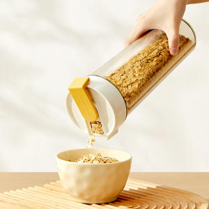 Harga pabrik 1000ml paket Pasta Spaghetti dapur toples Odm multiguna wadah penyimpanan makanan mie nasi - Product Image 2