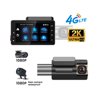 Caméra embarquée 4G à 4 canaux avec écran tactile 3 pouces, Wi-Fi, GPS, DMS, ADAS, diffusion en direct 4G, compatible plateforme CMSV6, carte SD jusqu'à 512 Go
