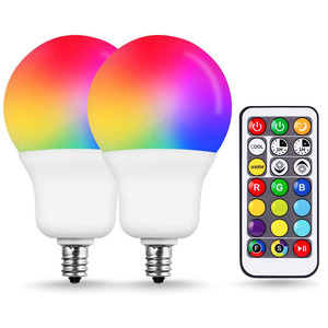 RGB thay đổi E12 A19 đầy màu sắc hyakunari Bóng đèn ánh sáng 120V bầu không khí đèn - Product Image 2