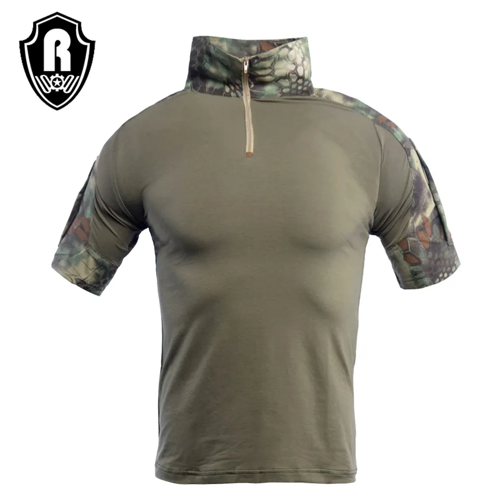 Roewe All Season Polyester Anti-Static Activities Outfit Cleaning Uniform Shirt Bdu Green Tactical Uniform