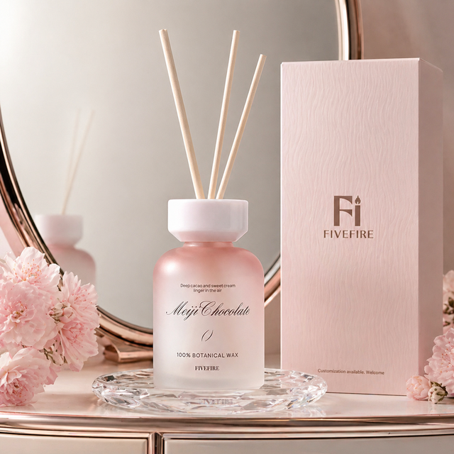 Hotel Home Fragrance Luxury Air Fresher Aroma Fireless Essential Oil Fragrance Reed Diffuser Set for Home Use
