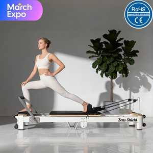 Cama <span class=keywords><strong>de</strong></span> Pilates Plegable <span class=keywords><strong>de</strong></span> Aleación <span class=keywords><strong>de</strong></span> Aluminio Resistente para <span class=keywords><strong>Ejercicios</strong></span> <span class=keywords><strong>de</strong></span> Core en Casa, Accesorio Portátil para Estudio <span class=keywords><strong>de</strong></span> Pilates - Product Image 1