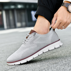 Chaussures de course tendance pour hommes, style britannique, respirantes, à lacets, couleur unie, sport décontracté, grande taille 48, collection été 2026 - Product Image 6