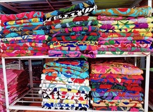 Embroidery Suzani <b>Throw</b> Wall Hanging Boho Home Decor Table Cloth Ethnic <b>Bed</b> <b>Cover</b> Indian Luxury Blanket - Product Image 2