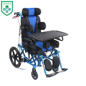 Silla de Ruedas Plegable HOPMED para Niños con Respaldo Alto, Ligera, de Aleación de Aluminio, Manual, para Niños con Discapacidad - Product Image 1