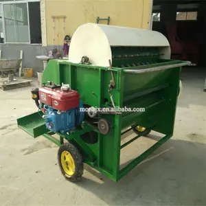 Green bean machine picking Automatic Edamame picking machine Soybean collecting machine price