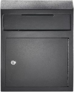 Caja de Depósito de Seguridad POCHAR de Metal Negro Extra Grande <span class=keywords><strong>para</strong></span> Montaje en Pared, con Cerradura, 12' x 4.25' x 14.75', Capacidad de 5-30 kg, <span class=keywords><strong>para</strong></span> Llaves y Rentas - Product Image 3