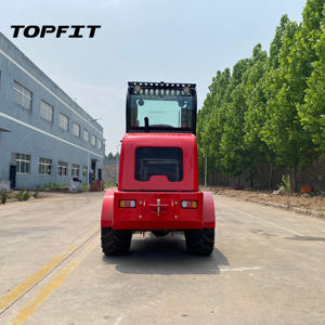 TOPFIT H280T 2.5Ton <b>Mini</b> Skid Steer Loader 0.4m Bucket Diesel Engine High Efficiency Wheel Loader with PWG Hydraulic Pump - Product Image 5