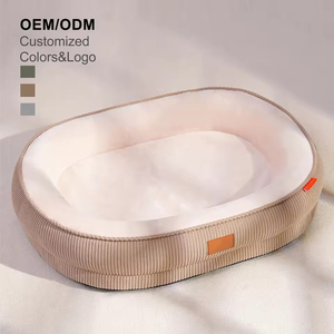 Couverture de lit pour chien et chat en mousse orthopédique douce personnalisée, lavable et économique avec fermeture éclair - Product Image 1