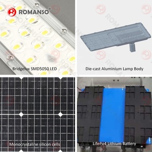 5 Years Warranty 20W 40W 60W 80W 100W 120W Solar Street <b>Lights</b> Outdoor Waterproof - Product Image 5