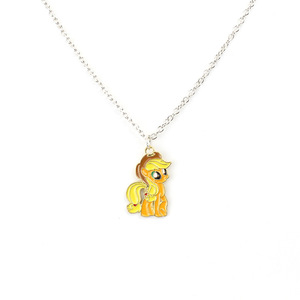 Collar de My Little Pony para Niñas, Colgante de Aleación Esmaltada <span class=keywords><strong>con</strong></span> Diseño de Unicornio, Joyería Kawaii, Regalo de Cumpleaños - Product Image 4