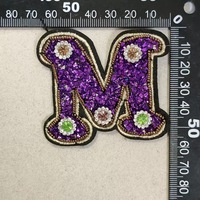 En gros, Patch Alphabet en Strass 26 Lettres, Badge à Paillettes Scintillantes, Applique Thermocollante Personnalisée en Perles de Cristal, Luxe pour Veste, Sac, DIY