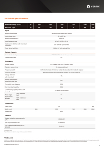 Sistema de Alimentación Ininterrumpida (UPS) Vertiv Hipulse U de Onda Sinusoidal Pura de 80 kVA, 80 kW, 500 kW, 500 kVA, 400 V Trifásico para Centros de Datos - Product Image 6