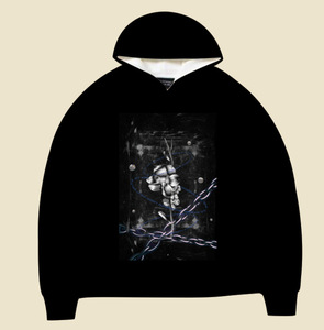 Sweats à capuche et sweatshirts pour hommes en coton français couleur unie logo personnalisé brodé OEM qualité Puff Fashion Sweats - Product Image 2