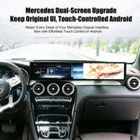 Lecteur DVD de voiture Penhui 26,2 pouces, autoradio Android, écran tactile, navigation GPS, CarPlay pour Mercedes-Benz GLC/Classe C W205 2015-2022