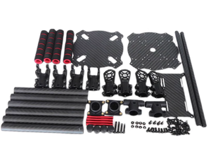 Kit de Marco de Quadcopter de Fibra de Carbono LJI <span class=keywords><strong>X4</strong></span> <span class=keywords><strong>PRO</strong></span> 3K X400 X450 X500 X550 con Soportes de Motor de Metal Mejorados, Cuerpo de Dron DIY para APM PIX - Product Image 6
