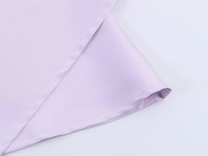 Chemisier en satin à col halter asymétrique sans manches pour femme 2026 – Haut élégant et sexy en satin texturé pour soirée et été - Product Image 6