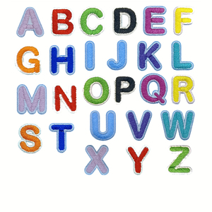 Parche <span class=keywords><strong>de</strong></span> hierro <span class=keywords><strong>bordado</strong></span> con letras personalizadas <span class=keywords><strong>de</strong></span> tamaño pequeño, logotipo <span class=keywords><strong>de</strong></span> nombre personalizado, parches bordados con respaldo <span class=keywords><strong>de</strong></span> prensa <span class=keywords><strong>de</strong></span> calor tejida <span class=keywords><strong>de</strong></span> chenilla - Product Image 6