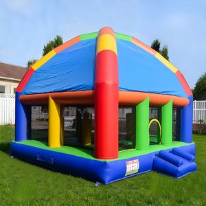 Château gonflable commercial extérieur coloré pour enfants - Product Image 1