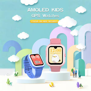 นาฬิกาสมาร์ทวอทช์เด็ก M01 AMOLED ระบบ GPS รองรับซิมการ์ด 4G โทรวิดีโอคอล ปุ่ม SOS กันน้ำ IP67 สำหรับเด็ก - Product Image 1