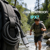 Cable USB C de 240W, Cable USB C con Trenzado de Nailon Ignífugo, Resistente al Agua IPX7, Carga Rápida, Conductor de Cobre Puro para Laptop y Escáner de Código de Barras