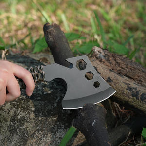 Pic à lames multifonctionnel en acier inoxydable, petit, tactique, pour la survie en plein air, antidérapant, à usage industriel, multi-usages - Product Image 4