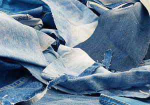 Denim Cutting Fabric Waste/ Denim Yarn Waste Eco-friendly Products With Competitive Price 2021 - Product Image 2
