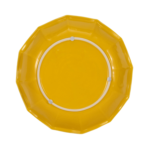 Mangiatoia per Uccelli in Ceramica Stile Ciotola per Fiori, per Giardino Esterno, da Tavolo o da Terra, Gialla - Product Image 6