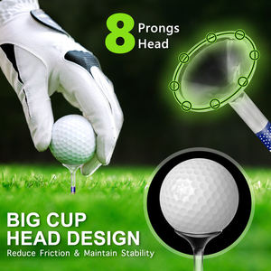 Tees de golf transparents sur mesure, grande taille, 3 1/4'', 50 pièces/ensemble, tees de golf en plastique durables - Product Image 6