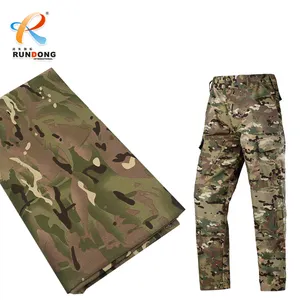 Rundong Camo 80% Polyester 20% cotton uniform poly ripstop waterproof camouflage printed tc greta fabric