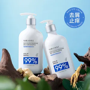 Shampoo refrescante e transparente para remoção de peles e folículos capilares, controle de coceira e caspa de ácaros de alta qualidade