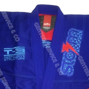 Uniformes de alta calidad para hombres y mujeres, uniformes de karate de jiu jitsu azul, hechos en Pakistán, bjj, gi, bjj, kimono, jitsu - Product Image 3