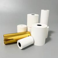 Rouleau de papier thermique 80x80mm 70gsm de qualité professionnelle sans BPA, idéal pour les supermarchés à fort trafic commercial