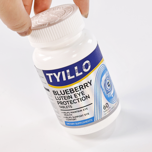 Benutzer definierte holo graphische gefrostete 3D-Punkt-UV-Doppelschichtetiketten Wasserdichte, umwelt freundliche Aufkleber für verschiedene Behälter - Product Image 3