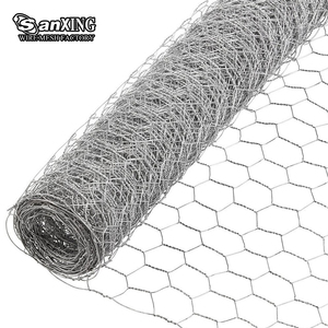 Galvanized Hex <b>Netting</b> Hexagonal <b>Wire</b> Mesh For Chicken Duck Goose Breeding Enclosure - Product Image 1