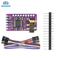Interfaz ROBOT AITEWIN I2S PCM5102A, Decodificador DAC, Módulo Reproductor I2S GY-PCM5102, Placa de Formato PHAT para Raspberry Pi, Placa de Audio PCM5102