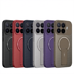 Funda para Teléfono con Patrón de Fibra de Carbono Lichicase para Redmi <span class=keywords><strong>Note</strong></span> 17 <span class=keywords><strong>Note</strong></span> 17 <span class=keywords><strong>Pro</strong></span>, <span class=keywords><strong>Carga</strong></span> Inalámbrica, Carcasa Antigolpes - Product Image 1