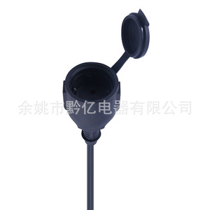 สายต่อ IEC C14 แบบมีปลั๊ก SJT วัสดุ PVC กันน้ำ IP65 สำหรับใช้งานกลางแจ้ง - Product Image 4